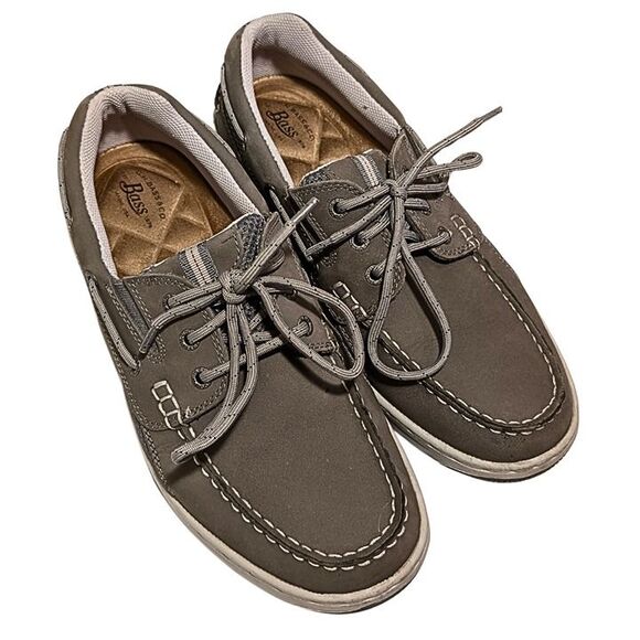 Bass-Earl Spring Men's Shoes Size 9M - Gray - Picture 1 of 12